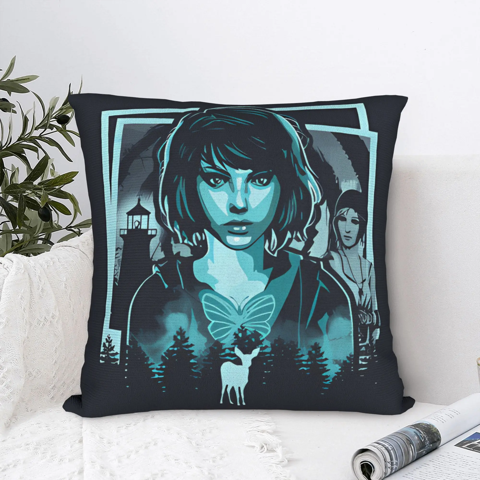 Game Life is Strange Art Pillow Case  Print Pillow Cover For Chair Sofa Home Decor Vintage Pillowcases