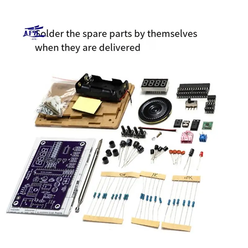 

AF91-радио монтажный комплект FM изготовление печатных плат микроконтроллер DIY электронное производство практика пайки свободные детали