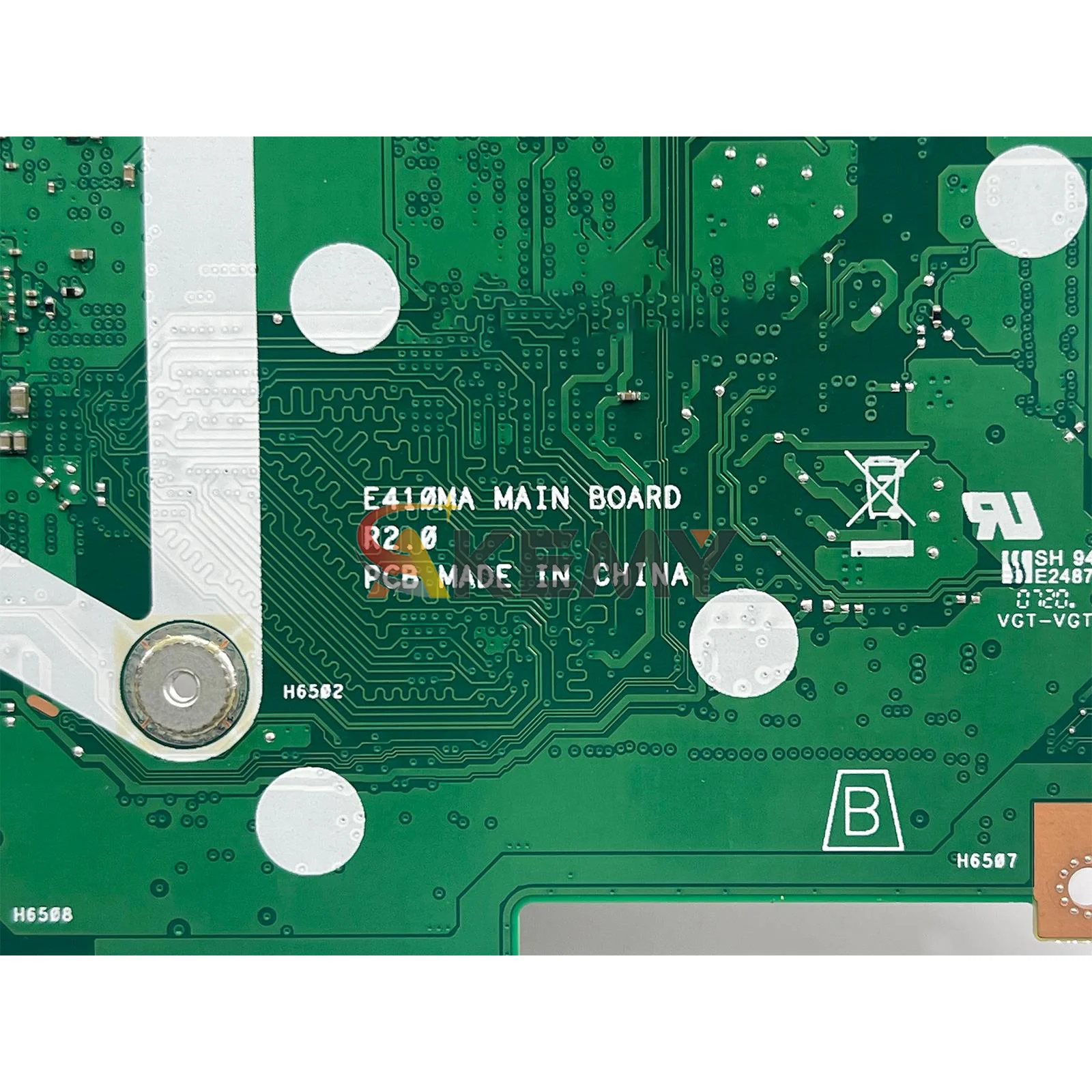 ASUS EeeBook E410M E510MAB E510MA 노트북 메인 보드 용 E510MA 노트북 마더 보드 Celeron CPU 100% 테스트 OK 빠른 배송
