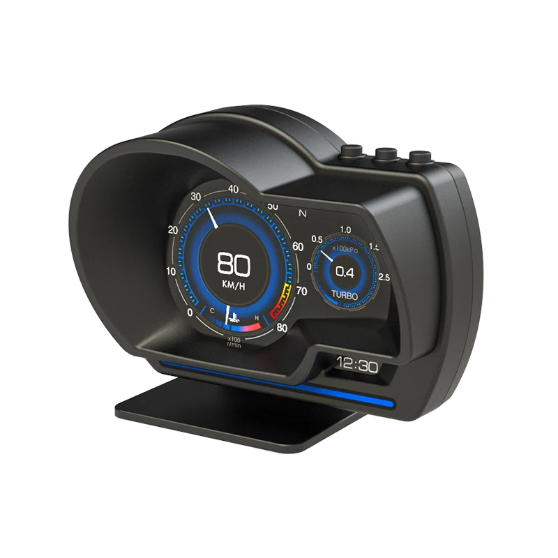

Lancol OBD2 GPS HUD Head-Up Display Energy Saving Car Speedometer Intelligent LCD Features Water Temperature Fuel Consumption