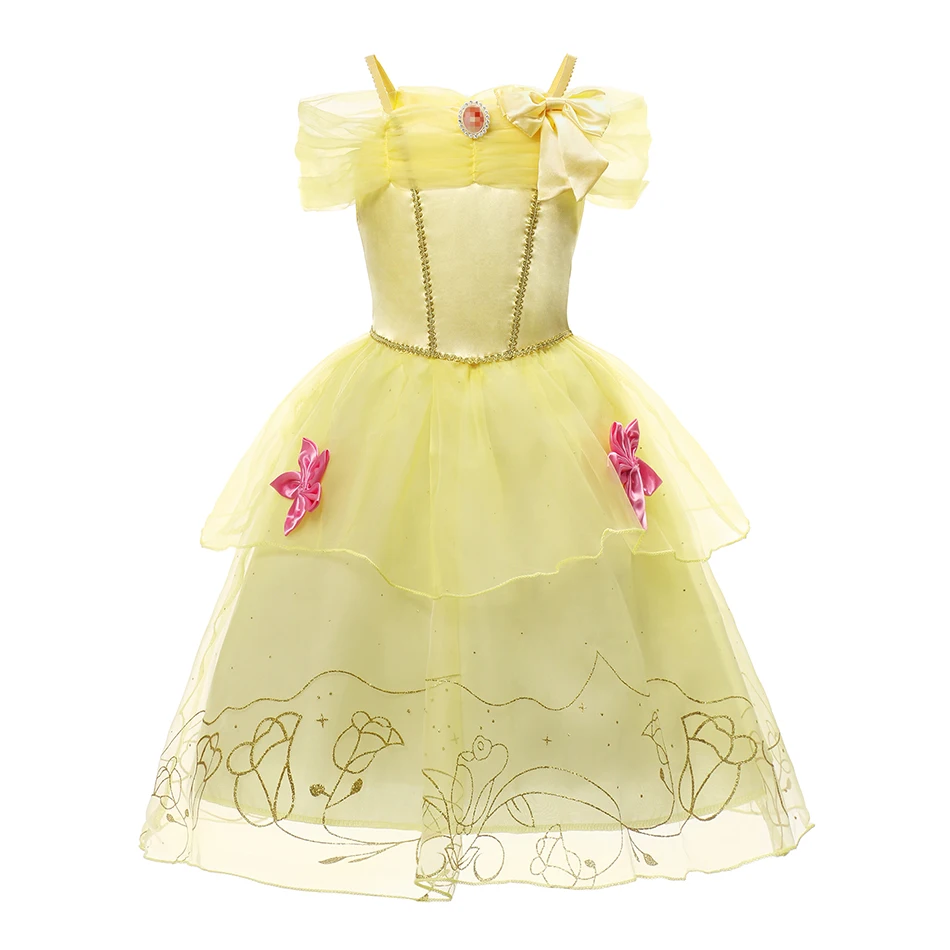 Children's costumes Girls Rapunzel Cosplay costumes, children's party glamour costumes, Carnival Halloween, Cosplay dresses
