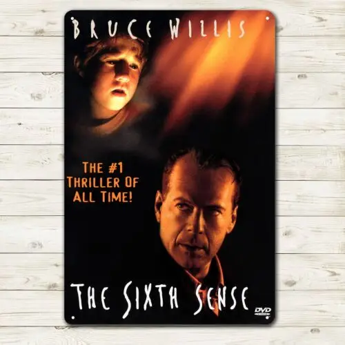 The Sixth Sense Movie Metal Poster Tin Sign - 20x30cm Collectable Plate