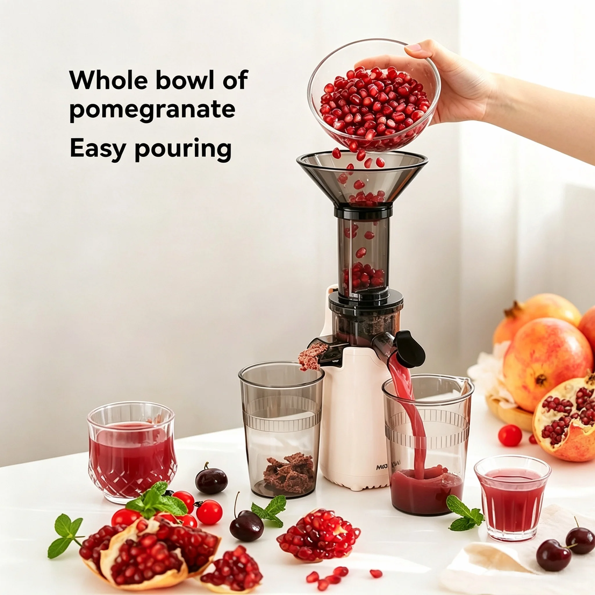Juicer Cold Press Slow - 2026 Nieuwe kleine slowjuicer voor thuisgebruik,