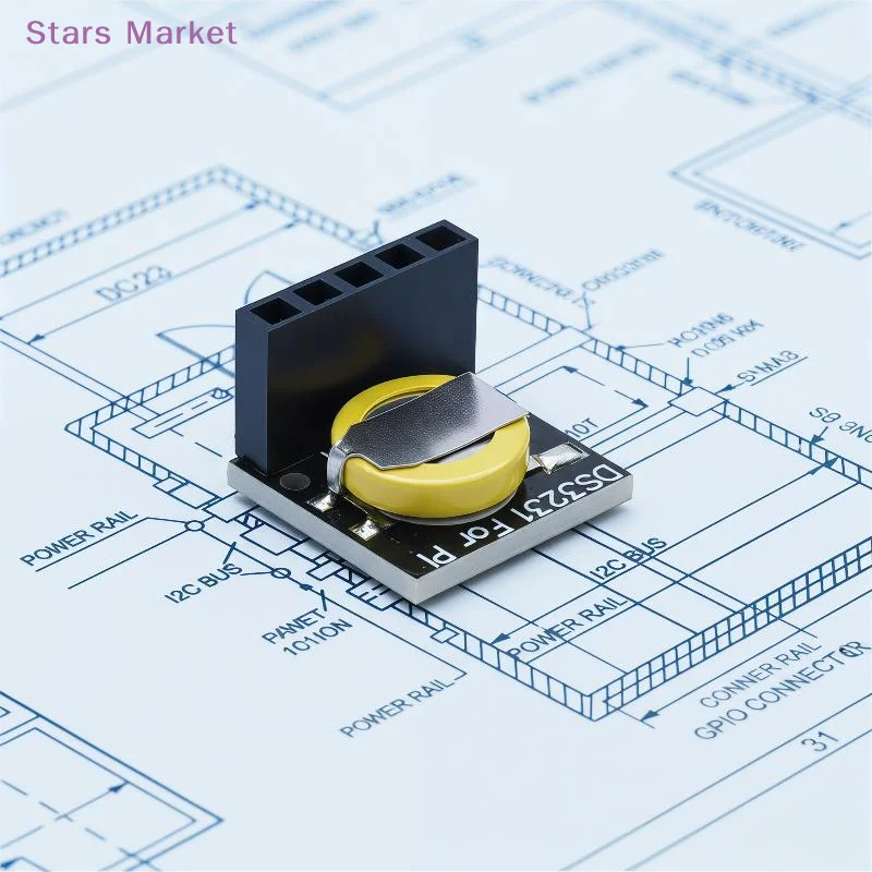 New 1Pcs High Precision I2C Interface DS3231 Time Clock RTC Module With/no Battery For 3.3V/5V Pi For Raspberry