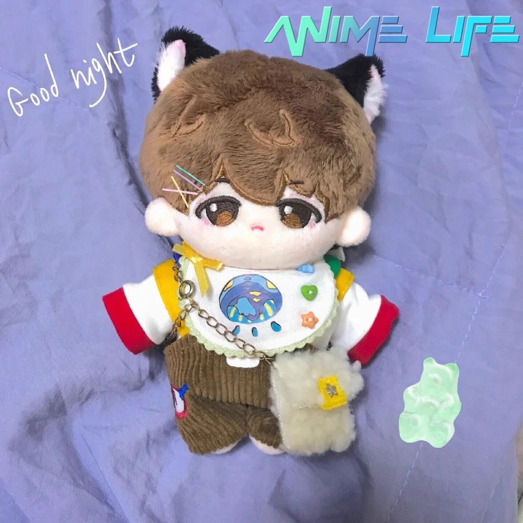 

Plushie Kpop Star SUGA Handsome Cool Boy Plush 15cm Doll Toy Body Stuffed Cosplay Original Gift