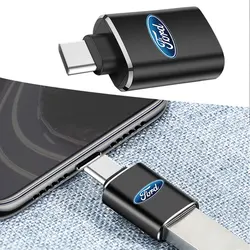 3.0 USB Type C Adapter Converter Phone Charging for Ford Focus mk2 mk3 Fiesta mk7 Ranger Mondeo mk4 S-MAX Kuga Taurus Transit