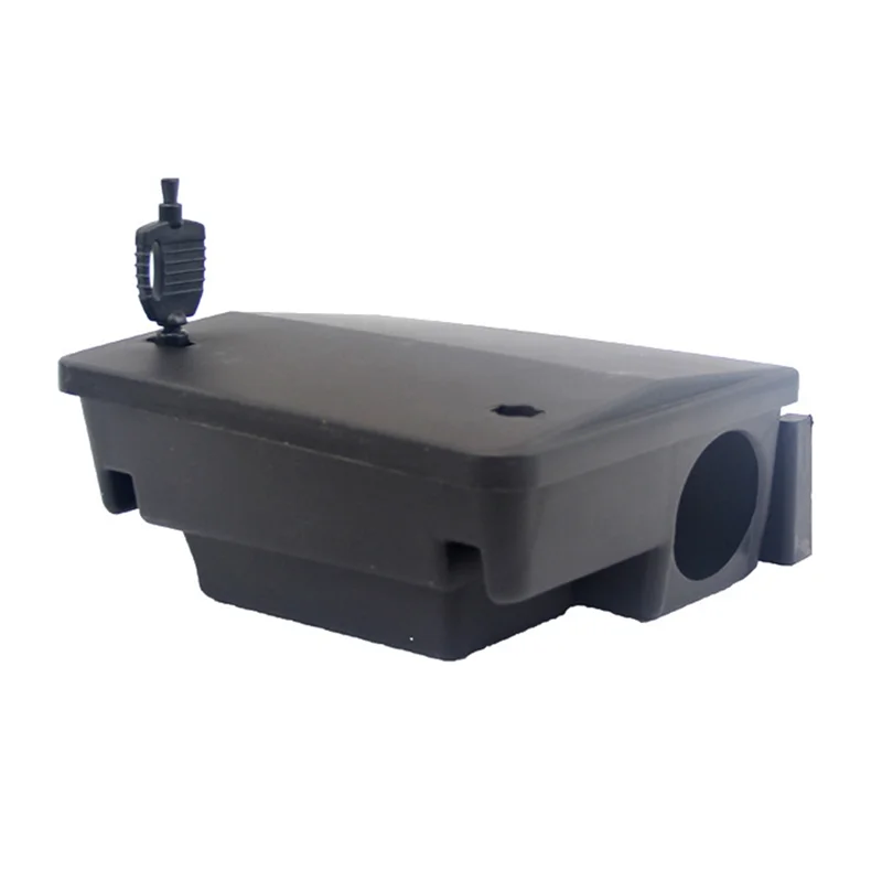 

A95I-Key Tamper Proof Reusable PP Rat Bait Station Trap Box Cage House Secure Bait Wooden House Supermarkets Courtyards