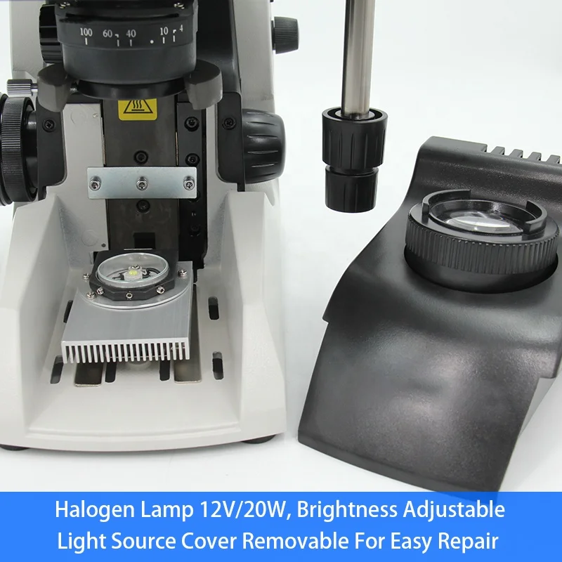 40x-1000x Infinity optisch systeem Trinoculaire medische laboratoriummicroscoop