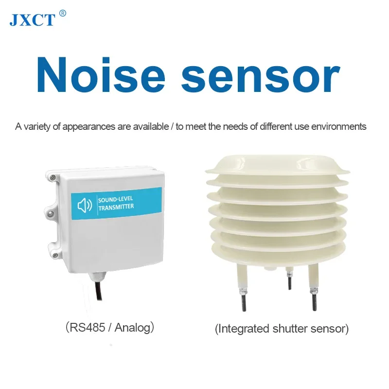 JXCT water-proof RS485 4-20ma 0-5V 0-10V 4G noise sensor shutter box  Environmental Monitoring for weather station