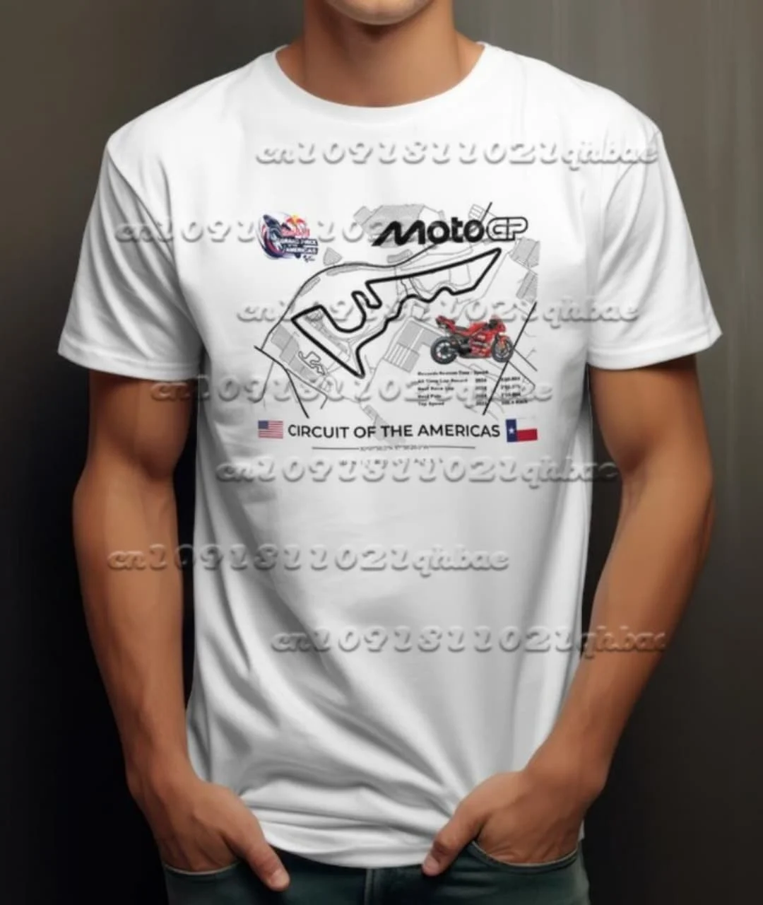 

25 Men's MOTO GP Racing Motorcycle Racing Cycling Sports T-Shirt USA Motorcycle Pattern Quick Drying Breathable Leisure T-Shirt