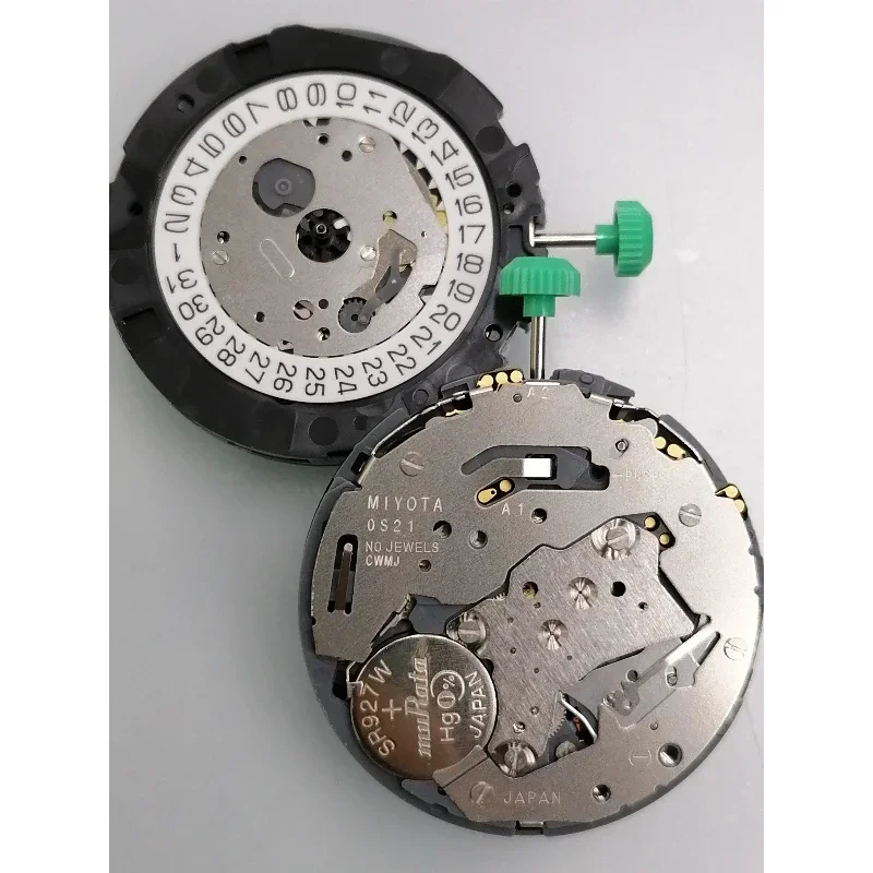 Miyoda brand new Japanese original quartz movement OS21 movement 3 o'clock calendar watch accessories