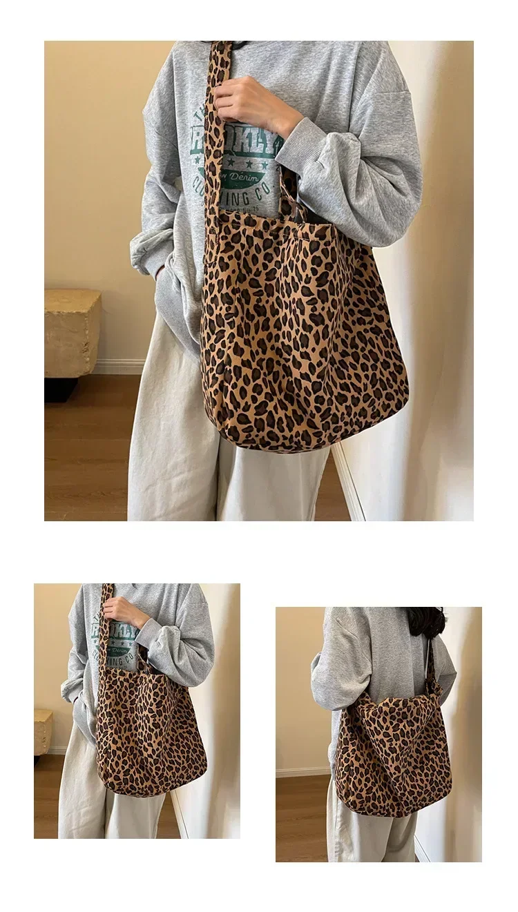 Leopard shopper bag lifestyle view