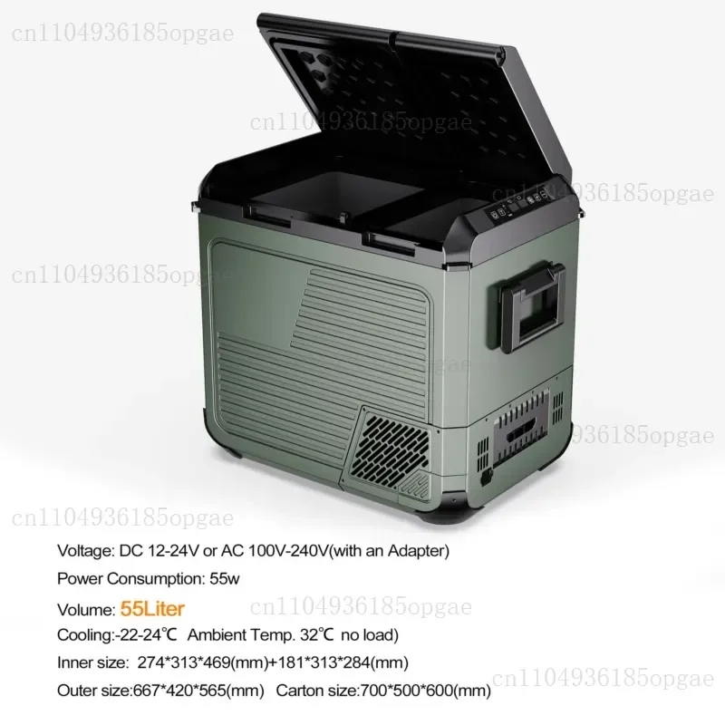 12V 24V car refrigerator RV outdoor camping 35L 45L 55L portable refrigerator direct supply from