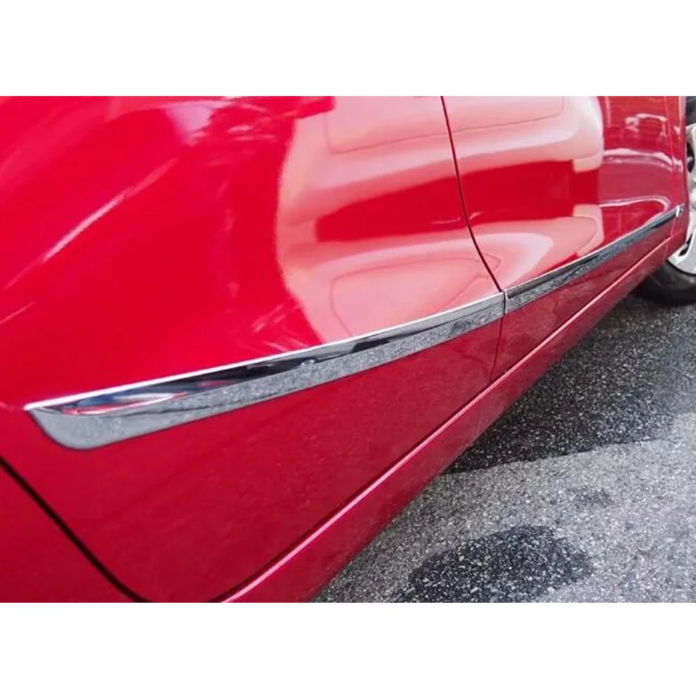 For Mazda 2 Demio 2015 2016 2017 2018 2019 2020 Styling Cover Detector Stainless Steel Side Door Body Trim Stick Strip Molding