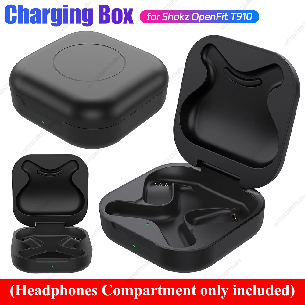 

Replacement Charger Case Cover with 600mAh Battery Charging Box Earphone Charger Box for Shokz OpenFit T910 Open Ear Headphones