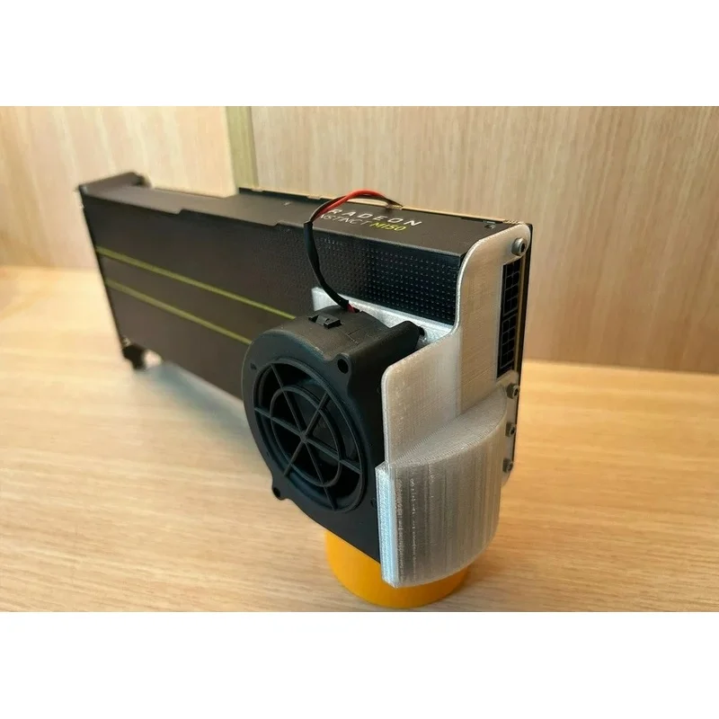 100% New U‑Type Turbo Cooling Fan Ultra Short Design FOR AMD MI25 MI50 MI60 MI100 Accelerator Card BH01B301400443
