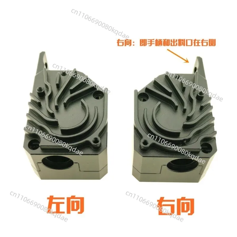 For BGMAccessoriesbmgDouble Gear Wire FeederBondtech HemeraMetal Extruder Swirl Heat Sink