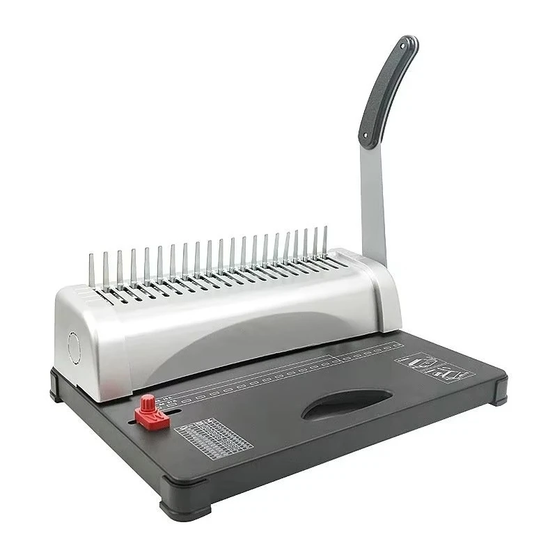 Hot Melt Glue Perfect 21 Hole Electric Tools 10 Hole Apron Clip Comb Binding Machine