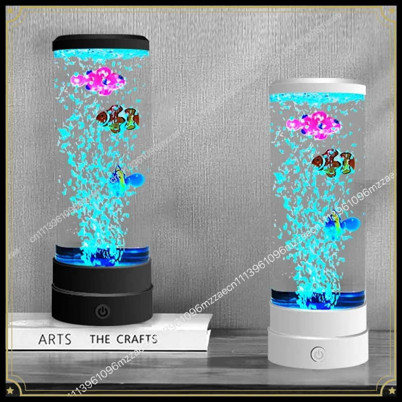 LED Colorful Large Bubble Fish Light Bedroom Atmosphere Light USB Plug-in Night Light