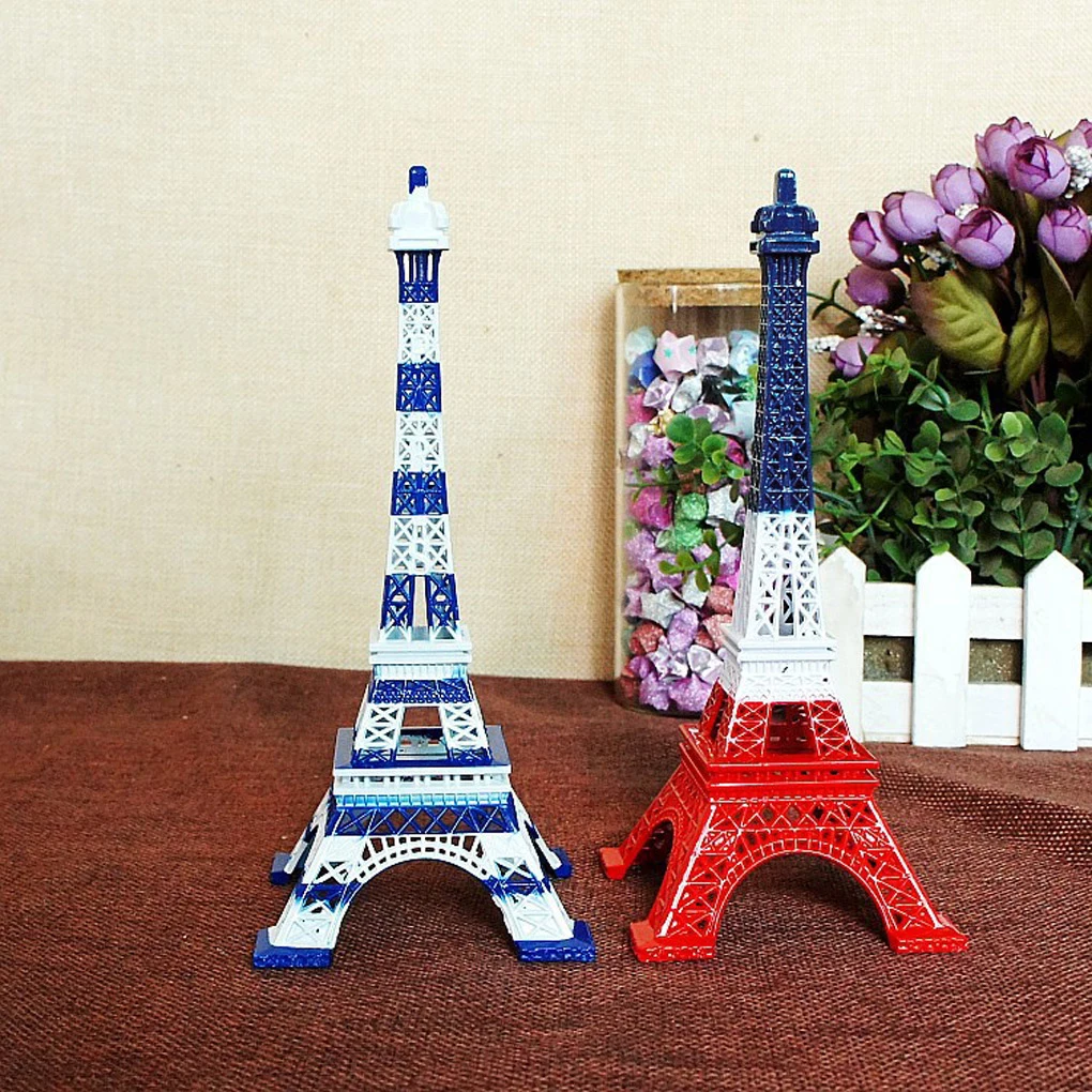 New Colorful France Paris Eiffel Tower Model Home Decoration Metal Model