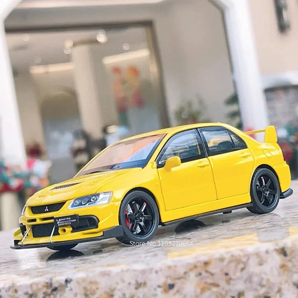1:32 Mitsubishi Lancer Evolution IX Honda NSX Giocattoli Auto Modello in miniatura Pressofuso in lega Auto Suono Luce Tirare indietro Veicoli Ragazzi Regalo