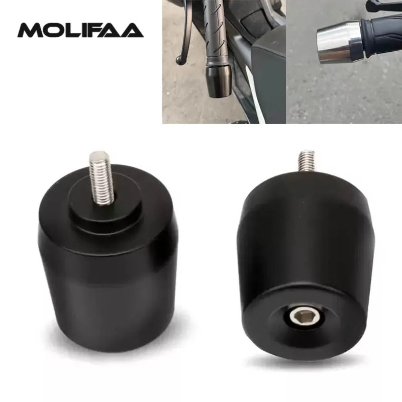 For Lambretta X250 X300 G350 J200 Bar Ends Cover Balance Sliders Motorcycle Heavy Handlebar Plug Grips Scooter Accessories