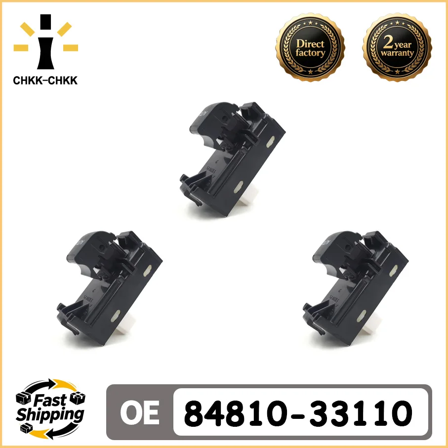 CHKK-CHKK Brand New 3pcs Electric Power Window Switch Front Passenger Side 84810-33110  for Lexus IS-F ES350 IS250