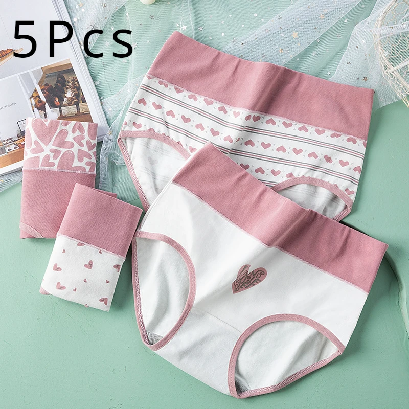 

5PCS Mid waist Solid seamless Sexy panties Cotton briefs women's underwear for set sensual lingerie woman shorts Female Panty