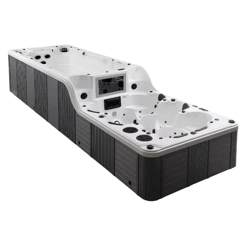 Multi-Level Tiered Outdoor Swim Spa Hot Tub Accessories Acrylic 7 Seats Eco-Friendly Premium Quality Pool for Relaxation