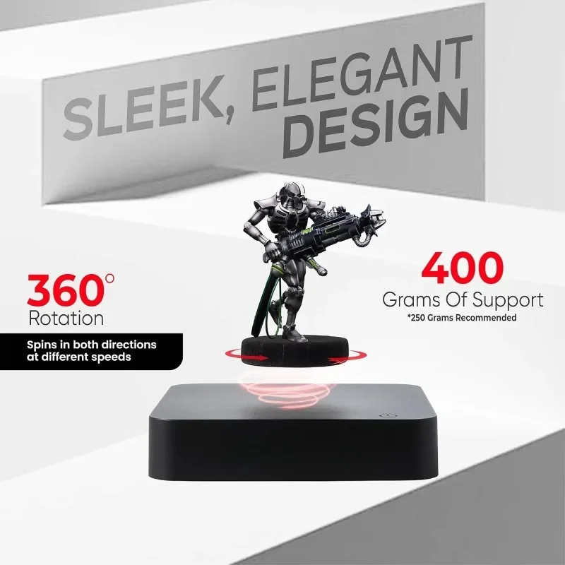 360 Rotating Display Stand Floating Display For Perfume Cosmetics Jewelry Watch Toy Store Exhibition Sample Showcase