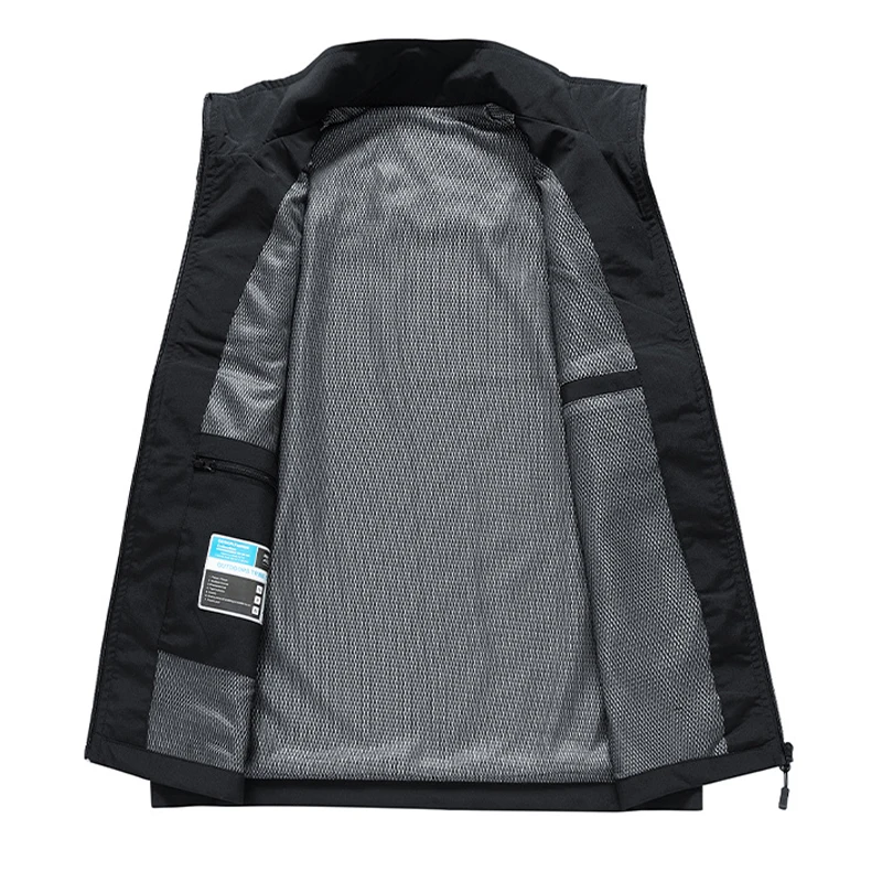 Nieuwe Lente Mannen Outdoor Casual Vesten Heren Zomer Waterdicht Ademend Vissen Vest Heren Herfst Mode Vest Jas Mannelijke
