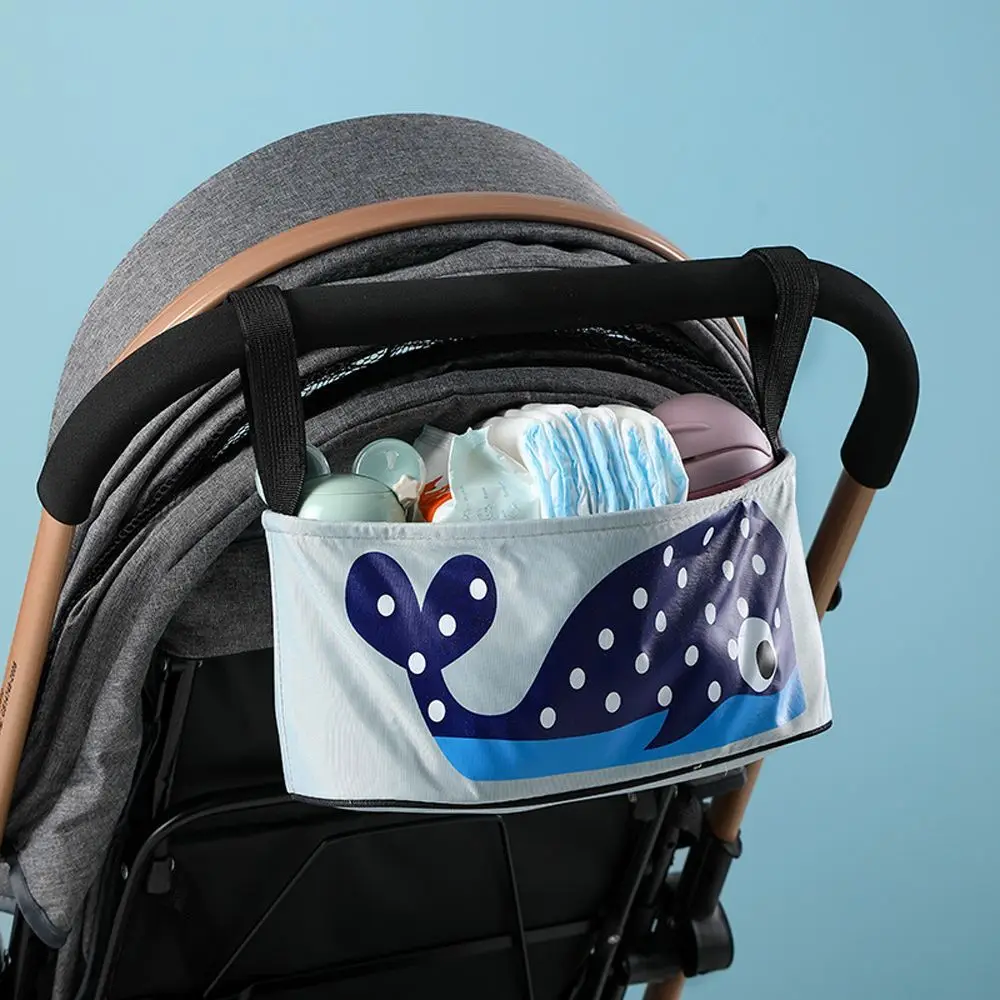 Convenient Cute Diaper Storage Bags Animal Mummy Baby Bottle Cup Bag Storage Bag Stroller Accessories Hanging Pushchair Bag