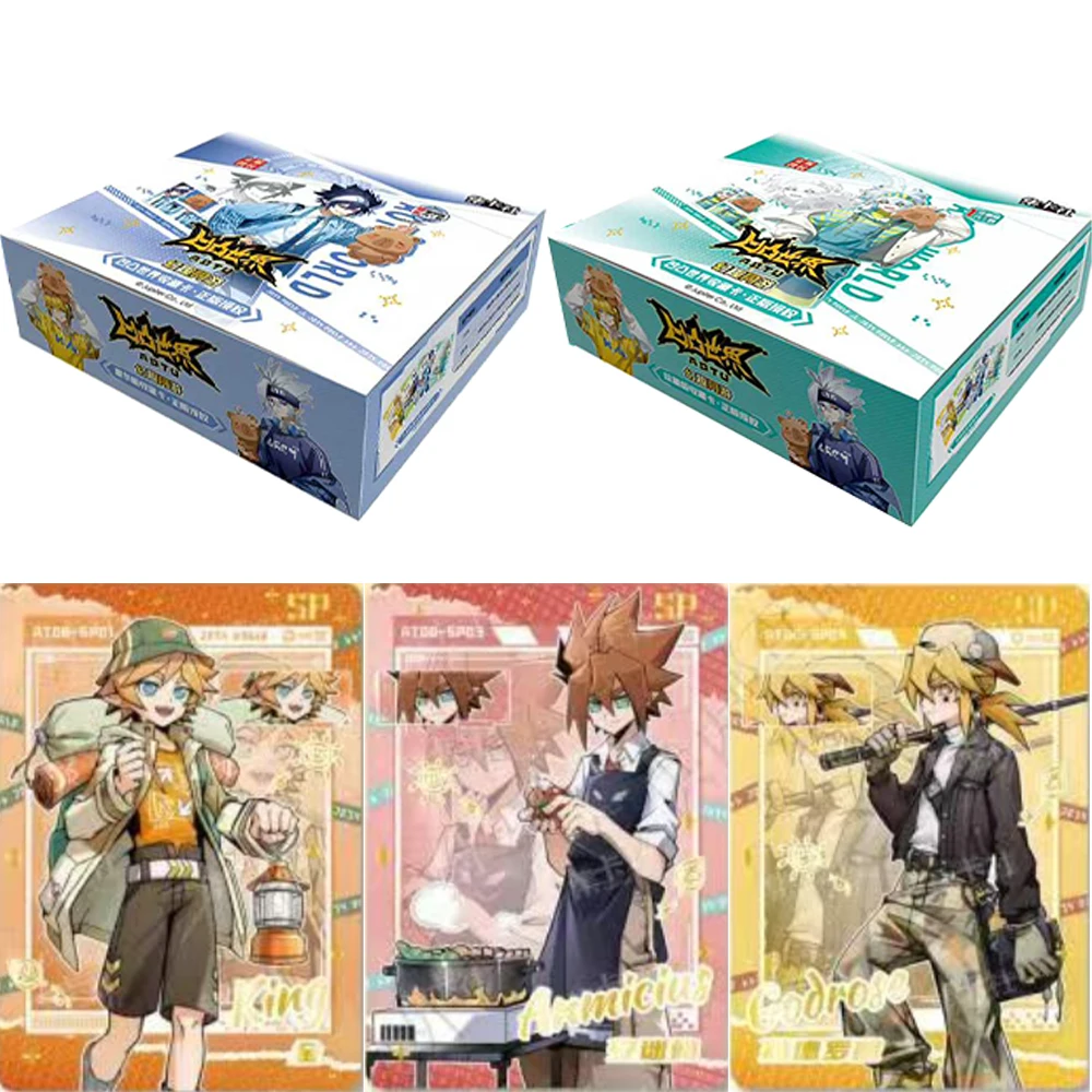 

Genuine AOTU World Card Fantasy Travel Deluxe Edition Star Gold and Silver Edition Anime Collection Cards Toys Gifts