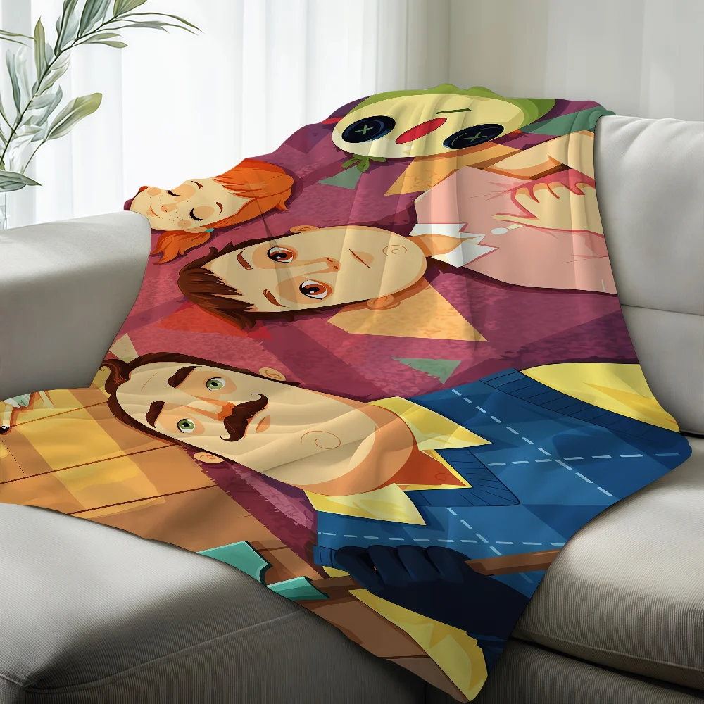 Game Hello N-Neighbor 2 Blanket Suitable For Sofas Beds Offices Cars Outdoor Travel An Ideal Gift For Friends Family