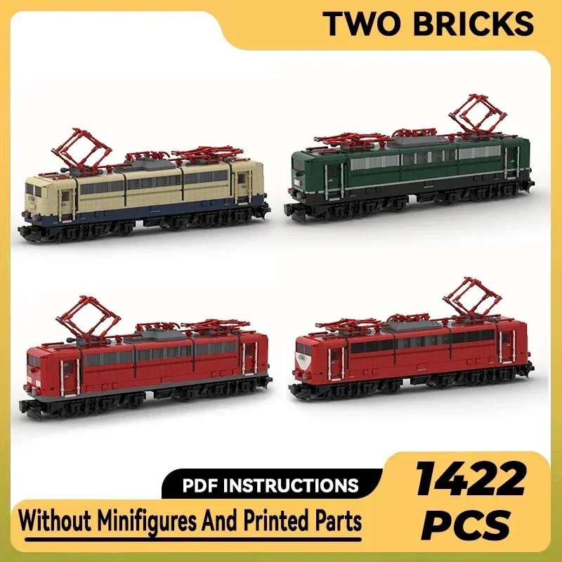 

City High-Speed Train Model Moc Building Bricks DB-Baureihe Train Technology Modular Blocks Gift Christmas Toy DIY Sets Assembly