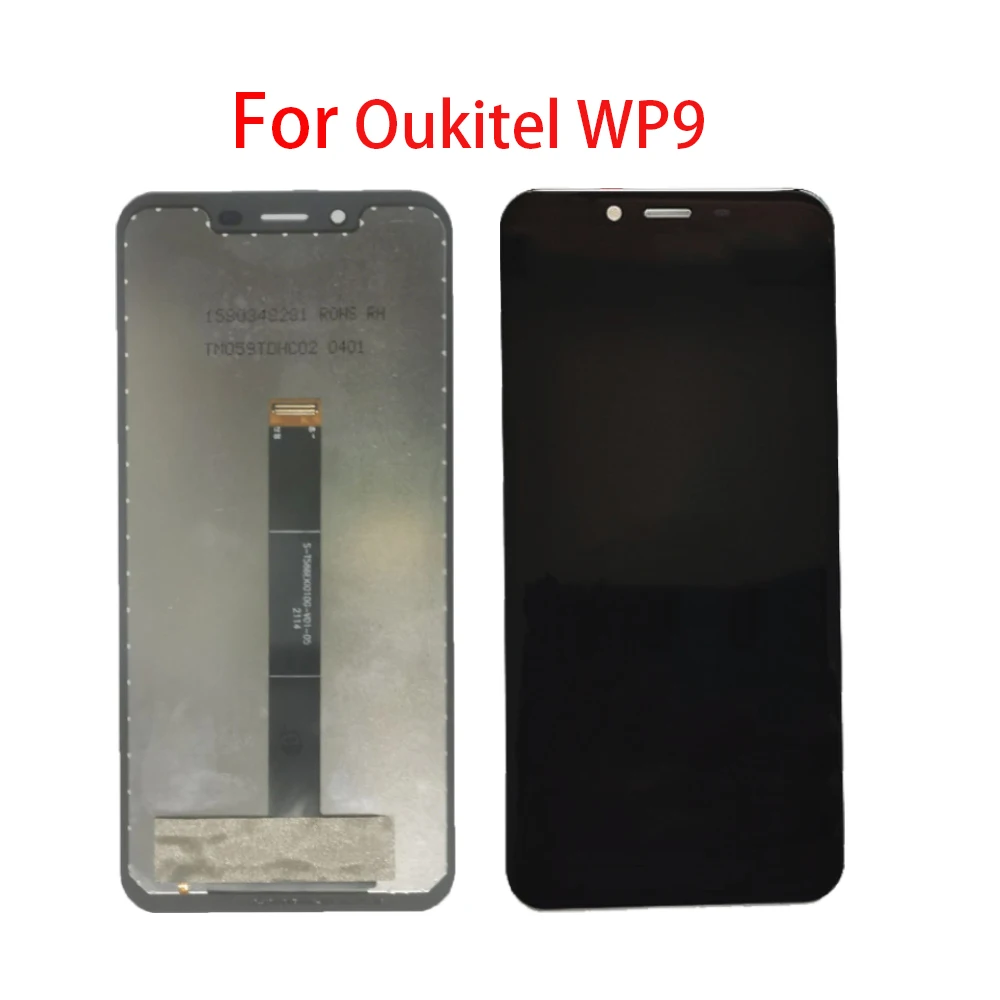 LCD ต้นฉบับ Oukitel WP5 Pro จอแสดงผล LCD Touch Screen Digitizer ASSEMBLY สําหรับ OUKITEL WP7 WP8 WP9 WP10 WP13 WP15 WP12 LCD + เครื่องมือ