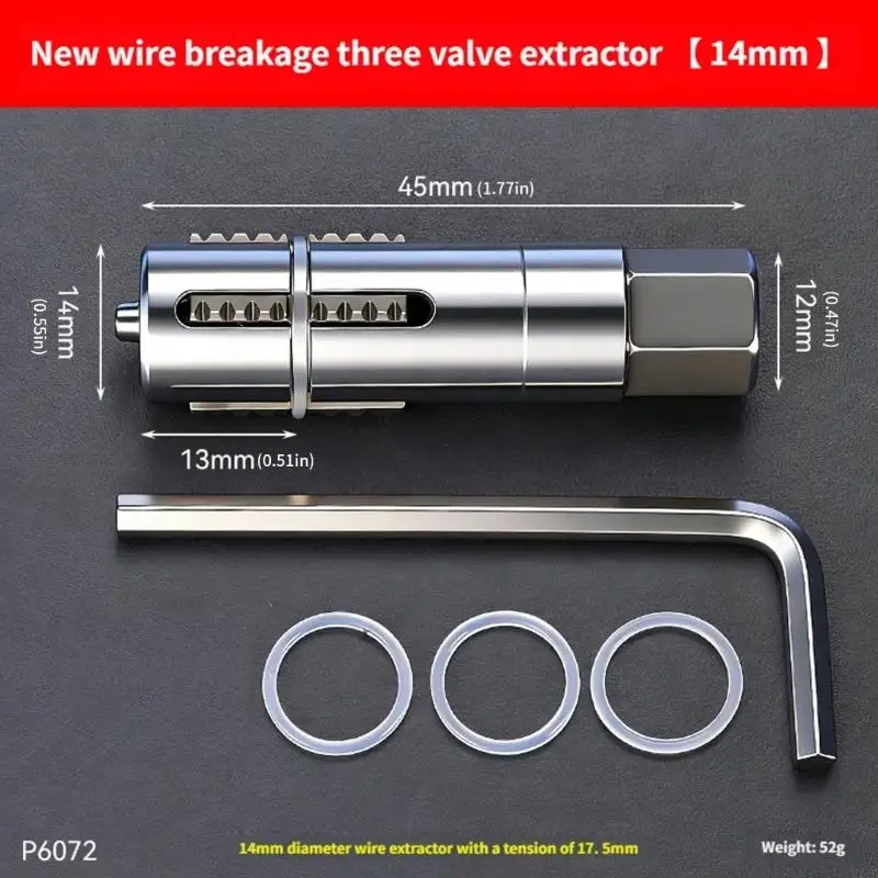 Faucet Water Pipe Valves Screw Extractor Bolt Removal for 12mm14mm