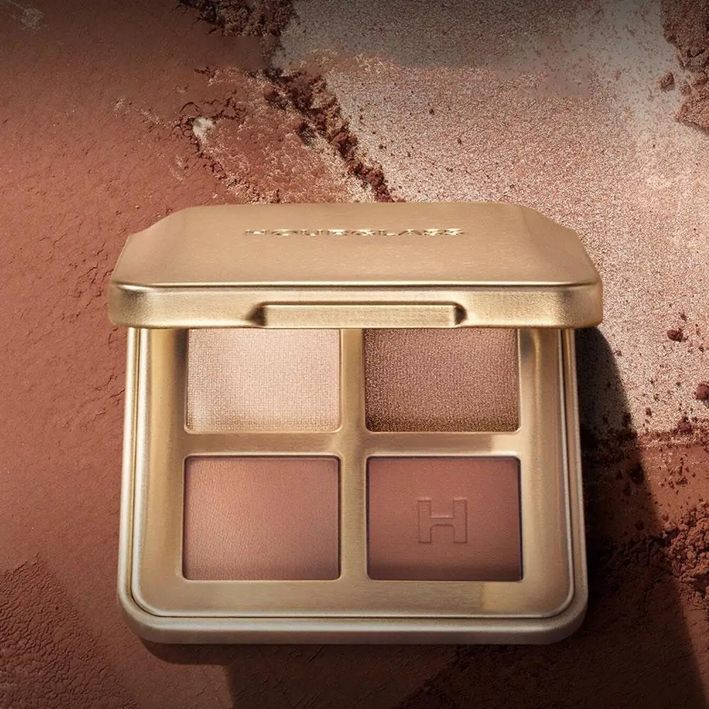 

НОВАЯ палетка теней для век Hour/glass, 4 цвета, матовая, с высокой пигментацией, легко растушевывается, с эффектом бархатного сияния, косметика для глаз