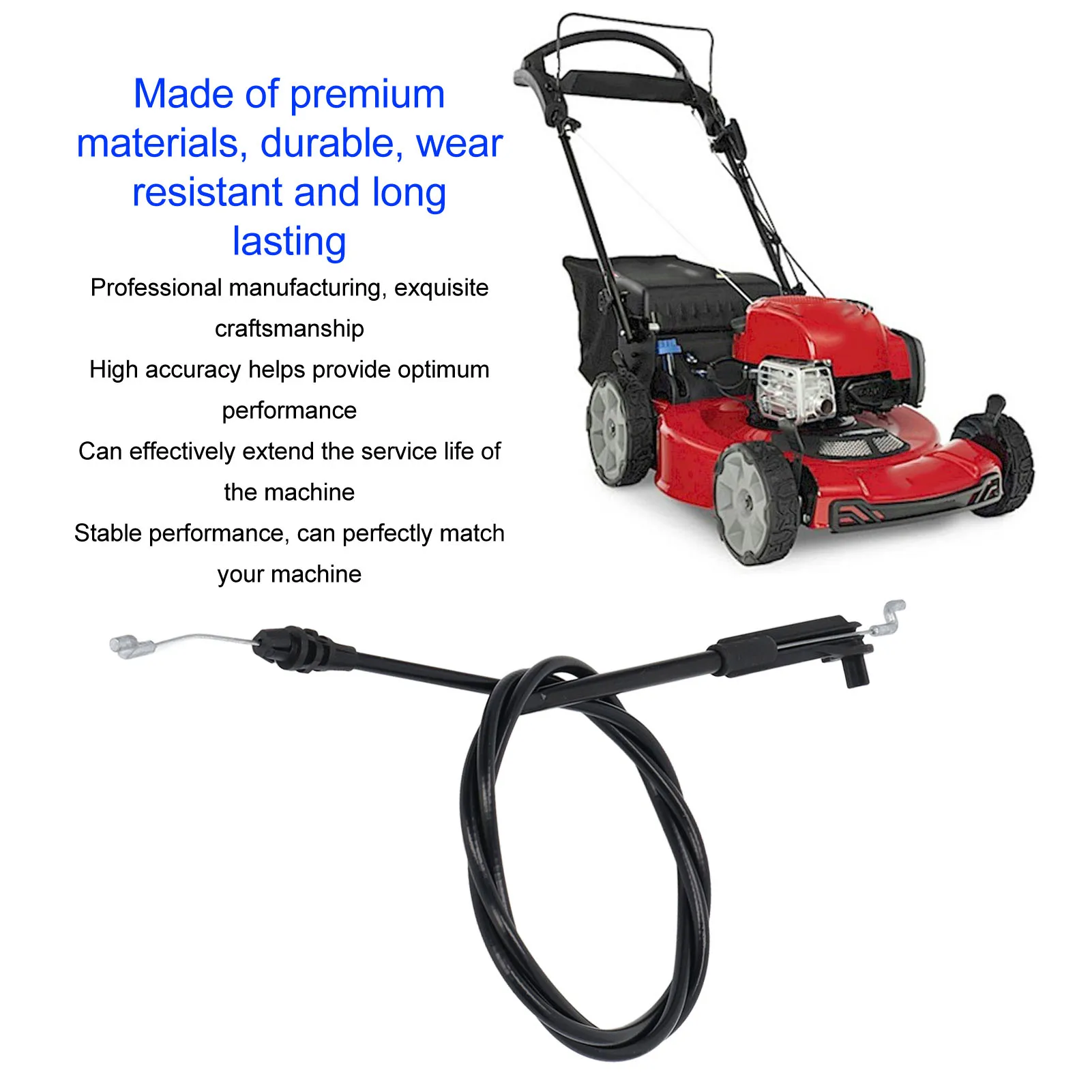 

139 6594 Garden Tool Accessories Lawn Mower Brake Cable 139 6594 Brake Stop Cable Replacement for 21462 21464 Recycling Mower