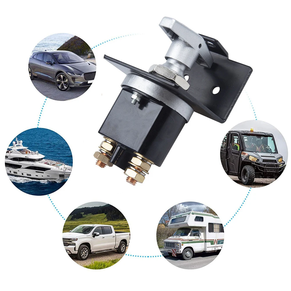 500A بطارية قتل التبديل 12 فولت بطارية مفتاح فصل مع قفل خارج لوحة البطارية قطع التبديل لسيارة مركبة RV والقارب