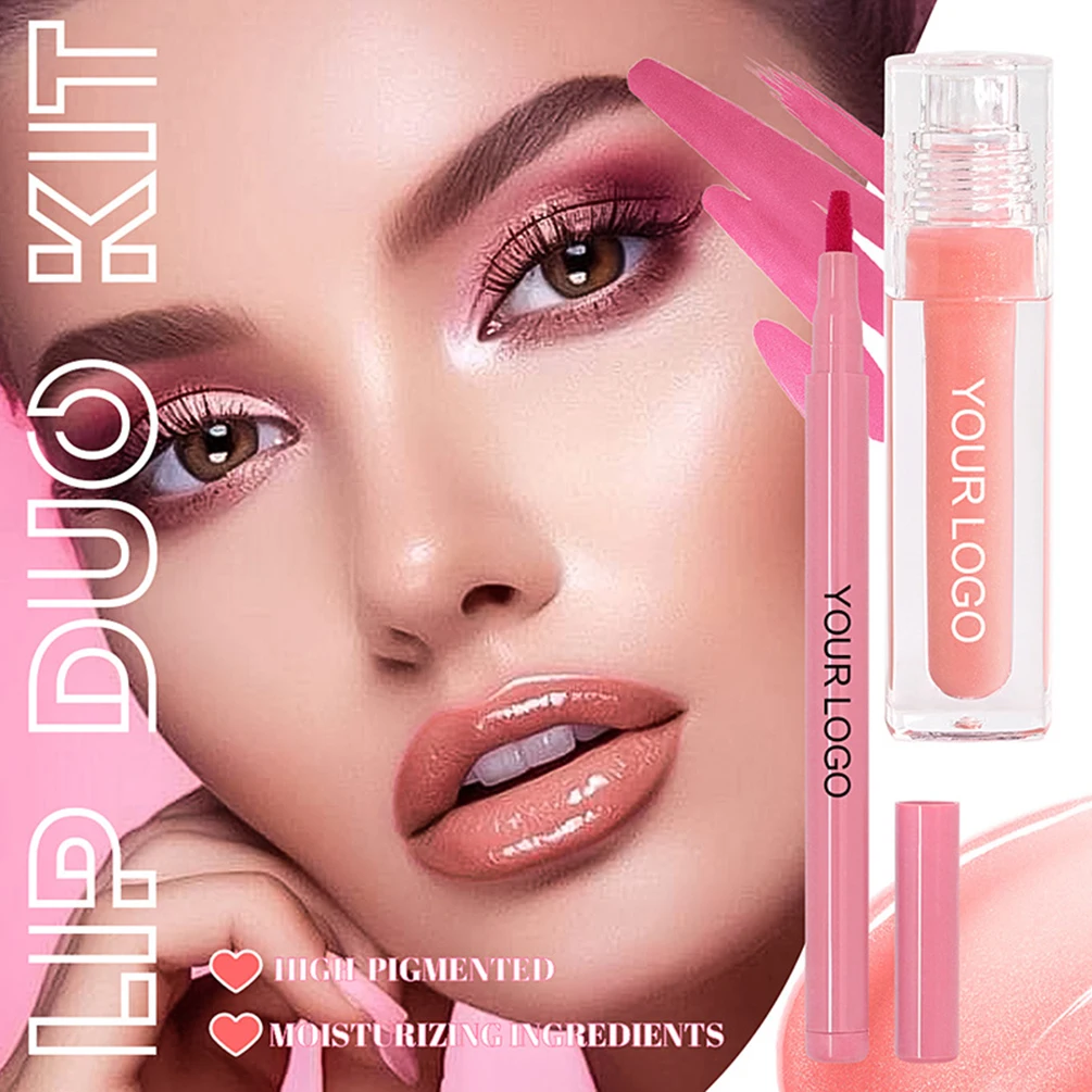 8colors-lip-gloss-lipliner-set-water-gloss-mirror-moisturizing-long-lasting-custom-logo-makeup-private-label-liquid-lipstick
