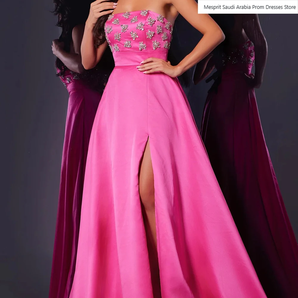 Robe de soirée sirène pour femmes, longueur au sol, sans bretelles, sans manches, robe de bal, mode cristal, drapée Simple, personnalisée