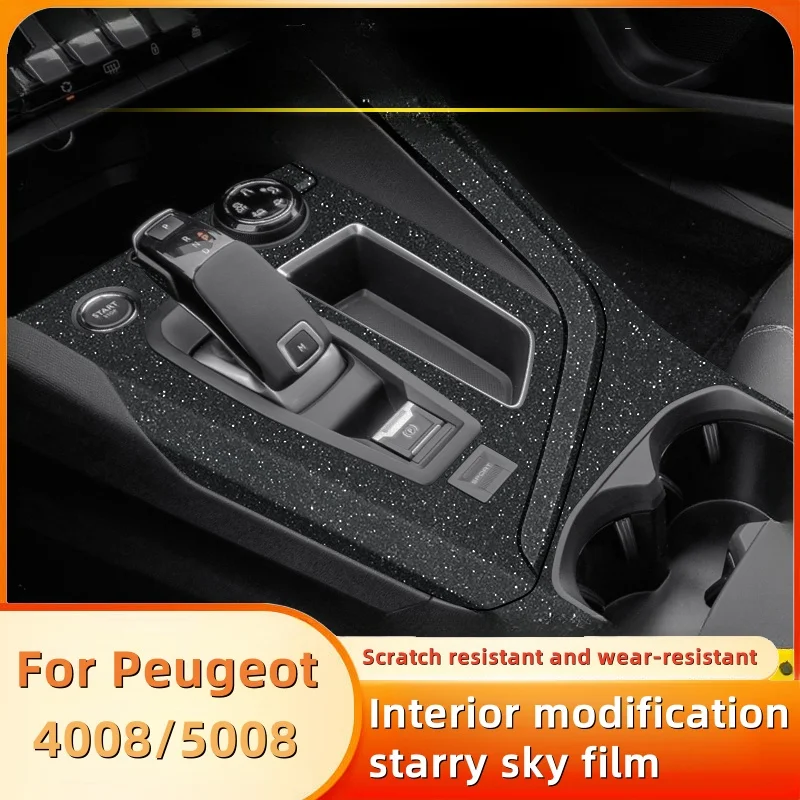 For Peugeot 4008 5008 Starry Sky Film Interior Modification Central Control Instrument Screen Protective Film Car Accessories