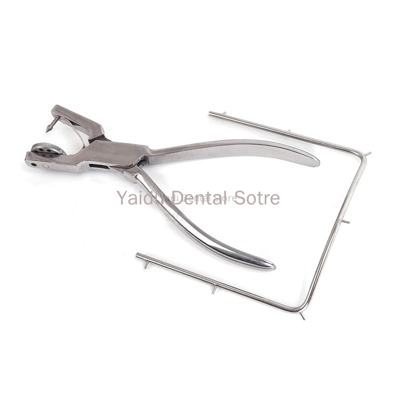 

1 комплект, перфоратор для ухода за зубами, перфоратор для плотины, плоскогубцы для дырокола для стоматолога, резиновый перфоратор для плотины, лабораторные ортодонтические инструменты