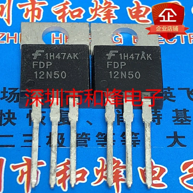 5PCS-10PCS FDP12N50  TO-220 500V 11.5A   New And Original On Stock