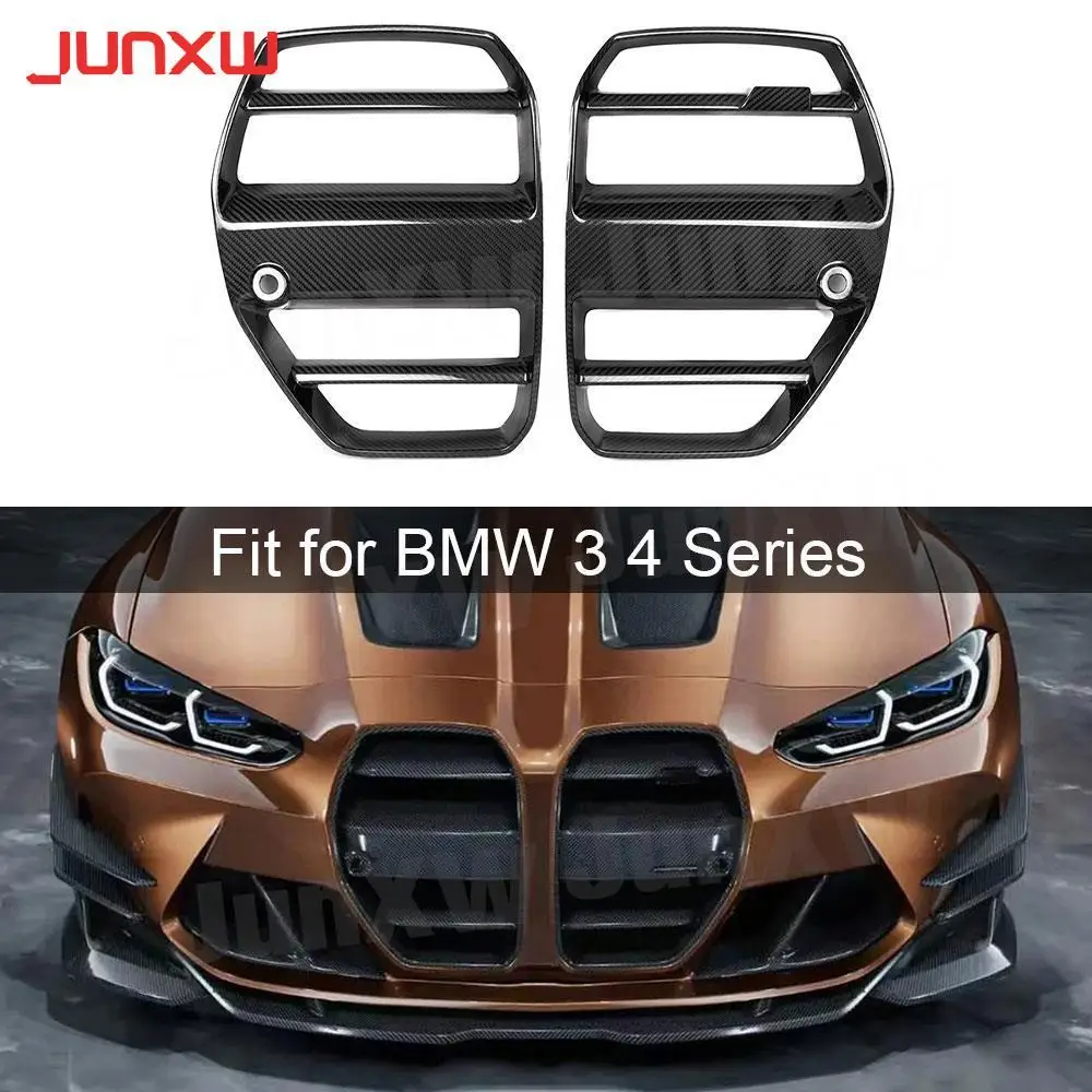 

Dry Carbon Fiber Front Bumper Grille for BMW 3 Series G80 M3 4 Series G82 G83 M4 2021+ FRP Racing Grills