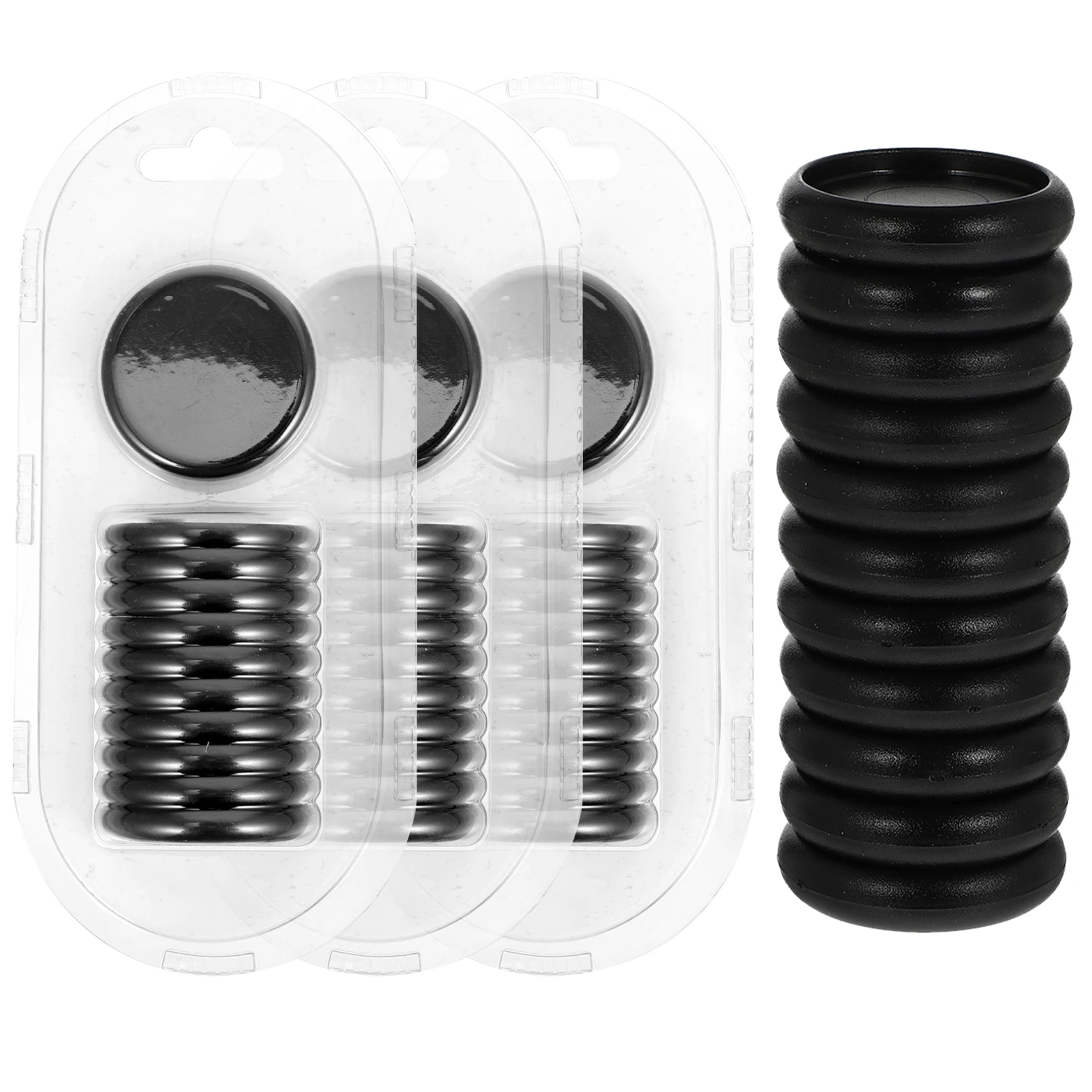 44pcs Plastic Discbound Expansion Discs Abs Binder Rings Smooth No Scratch Home Office School Use Loose Leaf Binding