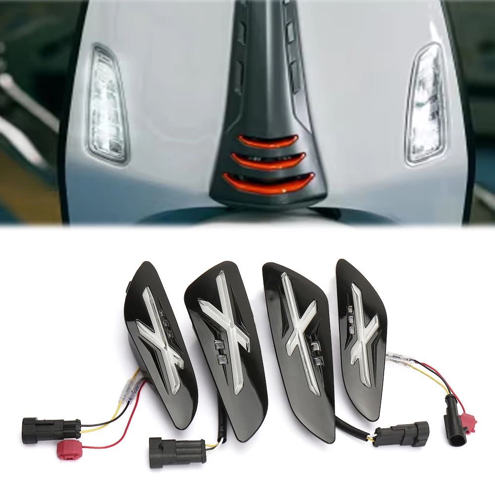 

Новые передние и задние светодиодные указатели поворота для мотоциклов Vespa Sprint 125, Primavera 150, PRIMAVERA 125, Sprint 150