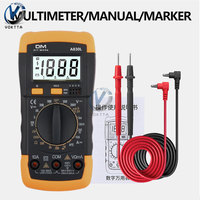 AC DC Digital Multimeter Intelligent Voltage Meter Ammeter Tester Diode Freguency Ohm Transistor Capacitance Meter Tester Tools