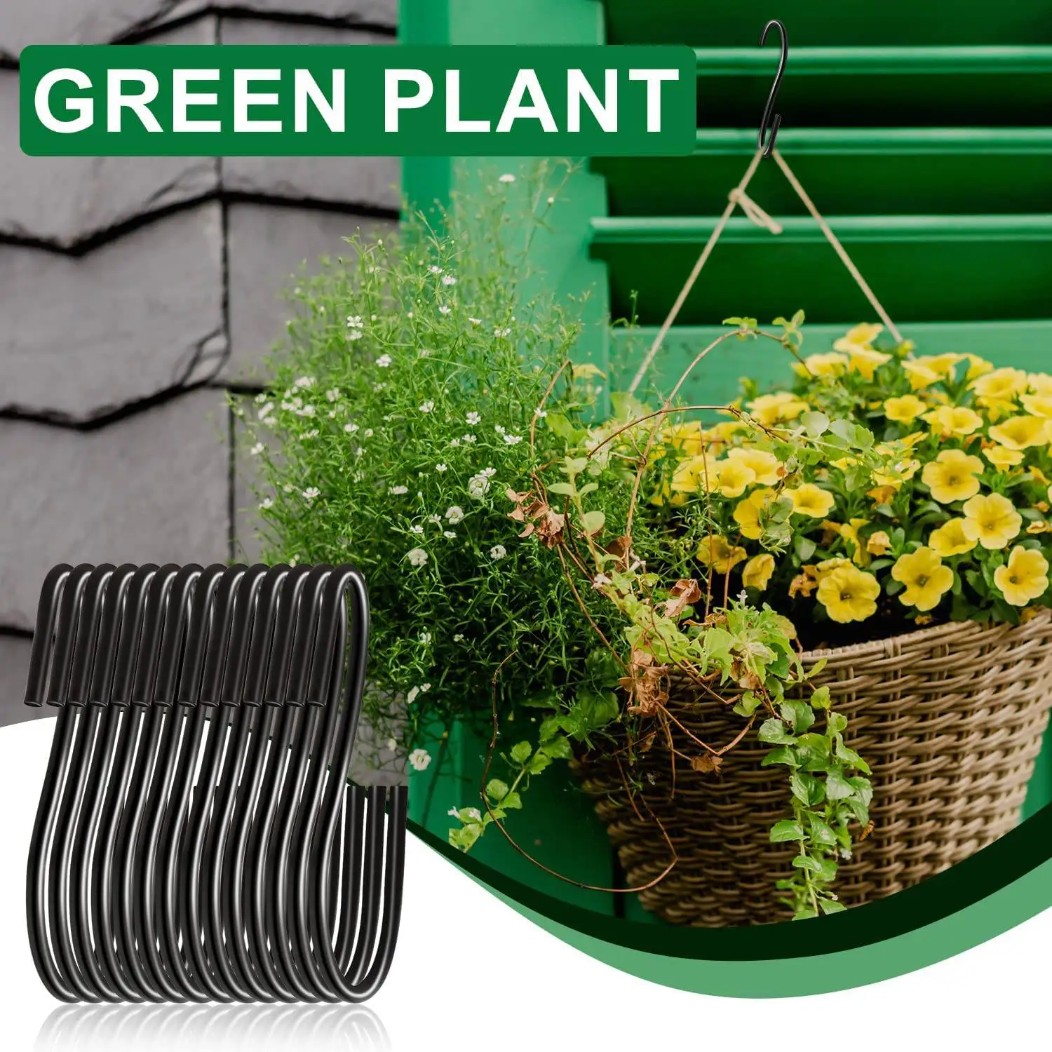 120 ชิ้น 1 นิ้วตะขอรูปตัว S ขนาดเล็ก, ตะขอรูปตัว S, ตะขอรูปตัว S ขนาดเล็ก, ตะขอตกแต่งโลหะขนาดเล็ก, สําหรับงานฝีมือ (สีดํา) SQ